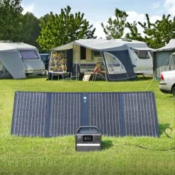 ANKER Panneau Solaire Pliable 100 W -Club De Camping anker 625 panneau solaire pliable 100 w 3