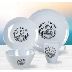 CAMP4 Set Vaisselle 16 Pièces Van Life