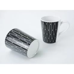 CAMP4 Set Vaisselle Black-White 16 Pièces -Club De Camping camp4 set vaisselle black white 16 pieces 5