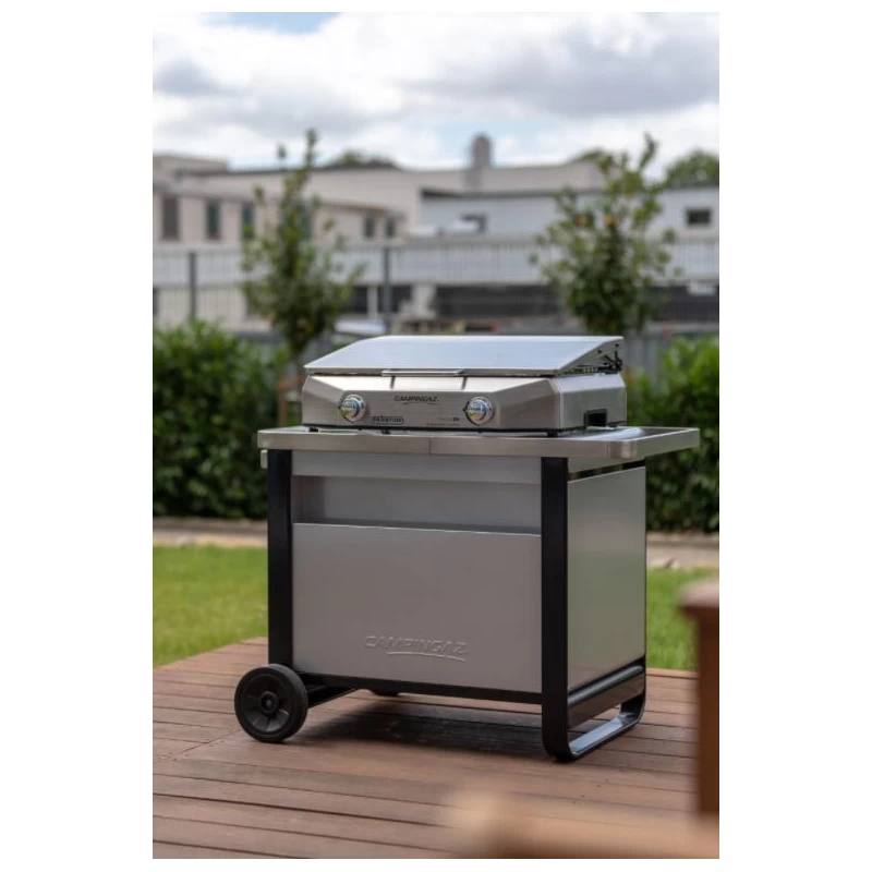 CAMPINGAZ Chariot Deluxe Pour Plancha 2 Brûleurs 8 CAMPINGAZ Chariot Deluxe Pour Plancha 2 Brûleurs – Image 8