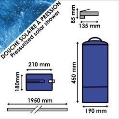 CAO Douche Solaire à Pression -Club De Camping cao douche solaire a pression 5