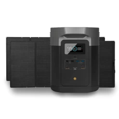 ECOFLOW Delta Max 2016 Wh + Panneaux Solaires 2 X 400 W