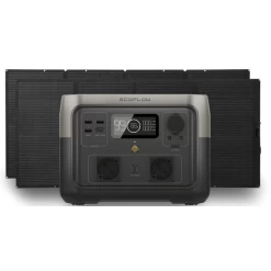 ECOFLOW River 2 Max 512 Wh + Panneaux Solaires 2 X 110 W