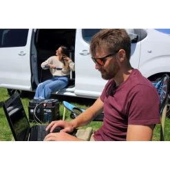 EM Powerbox 3070 Wh -Club De Camping energie mobile kit powerbox 3070 wh avec panneau solaire 125w 5