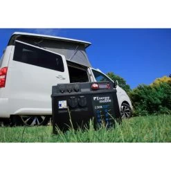 EM Powerbox 3070 Wh -Club De Camping energie mobile kit powerbox 3070 wh avec panneau solaire 125w 6