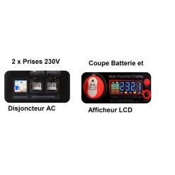 EM Powerbox 3070 Wh -Club De Camping energie mobile kit powerbox 3070 wh avec panneau solaire 125w 7