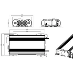 EM Convertisseur PSW-DIF 1600 W -Club De Camping energie mobile psw dif 1600 w 3