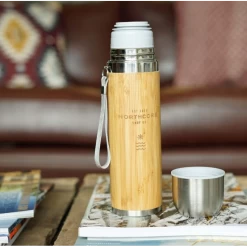 NORTHCORE Thermos® Bambou En Acier 360 Ml Avec Mug -Club De Camping northcore thermos bambou en acier 360 ml avec mug 4