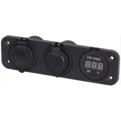 OSCULATI Prise 12V + USB + Voltmètre