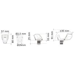 SCANSTRUT Prise Double USB étanche -Club De Camping scanstrut prise double usb etanche 4